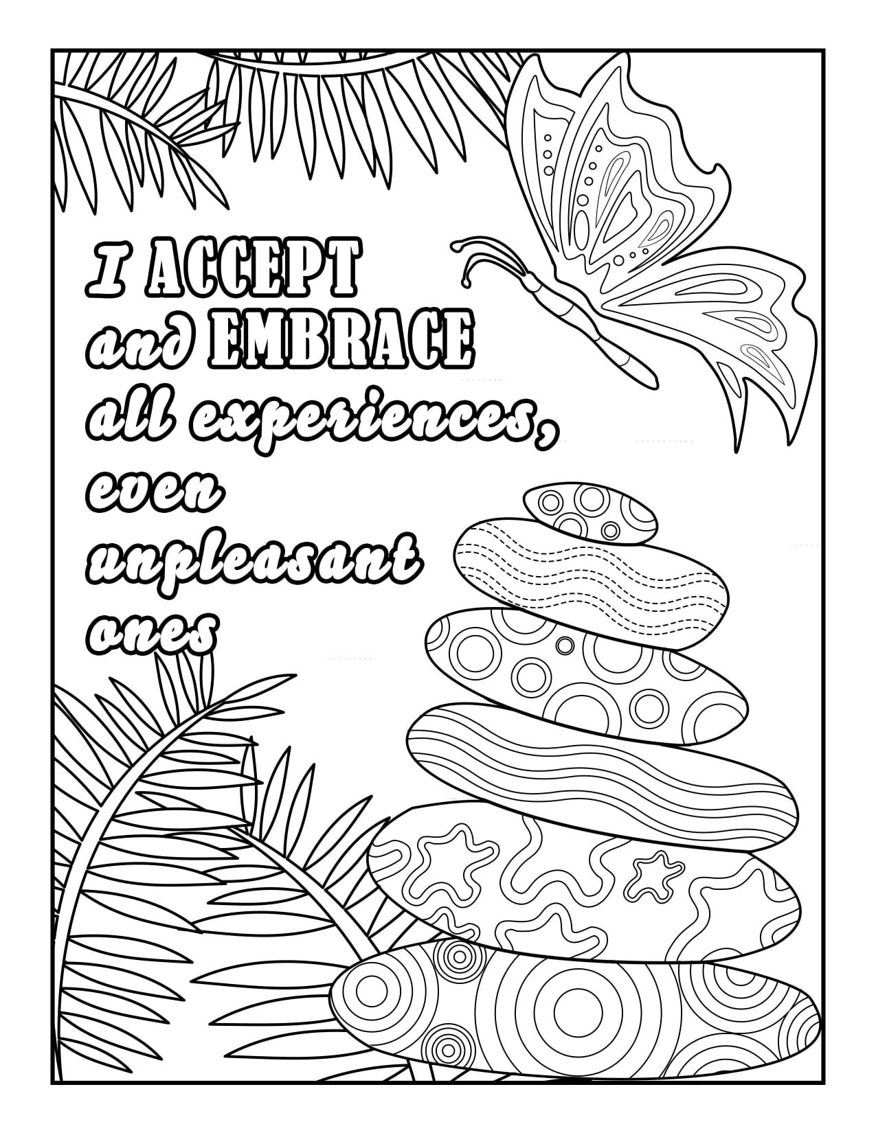 Affirm and Act Coloring Book - Image 3
