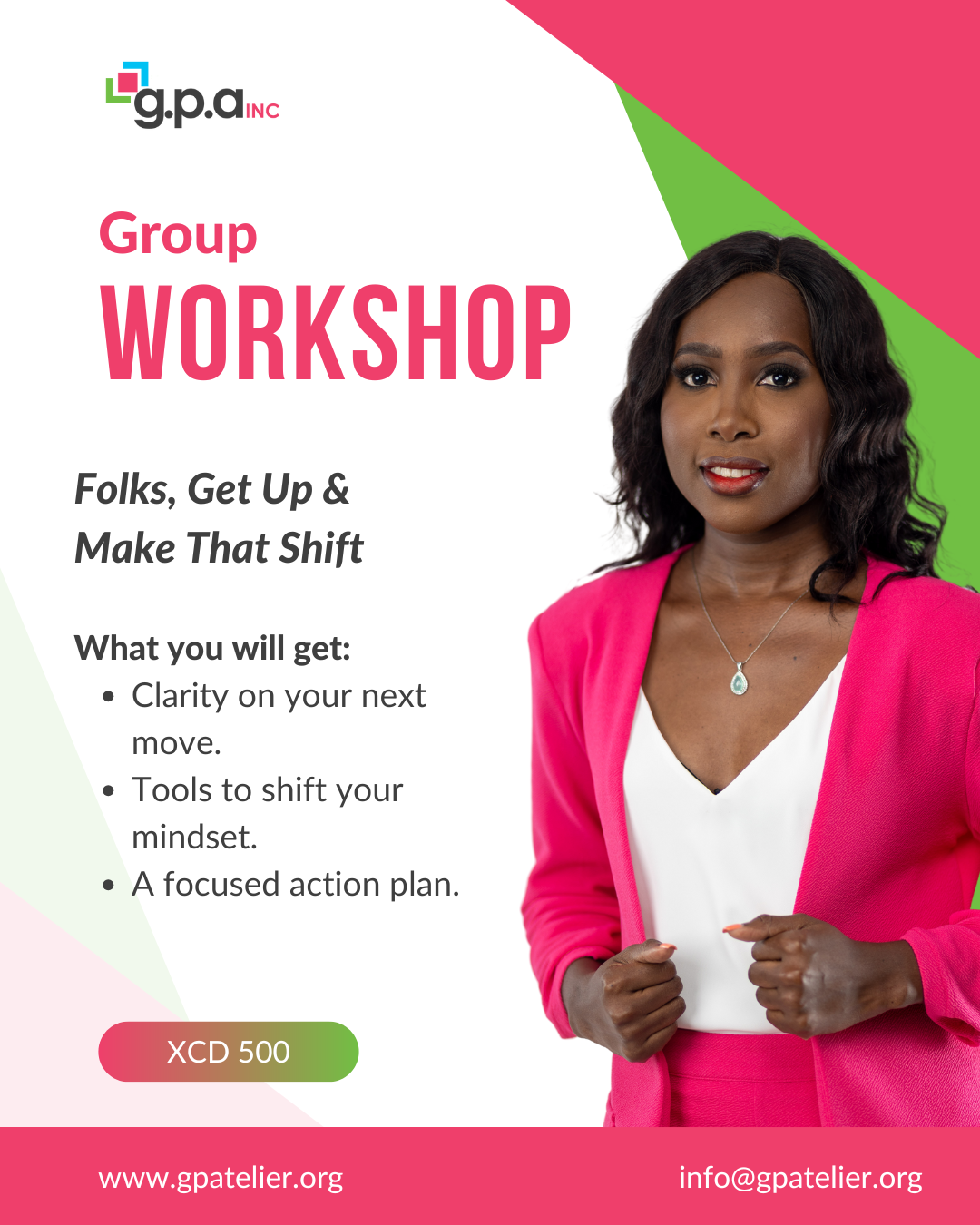The Folks Get Up and Make That Shift l Workshop
